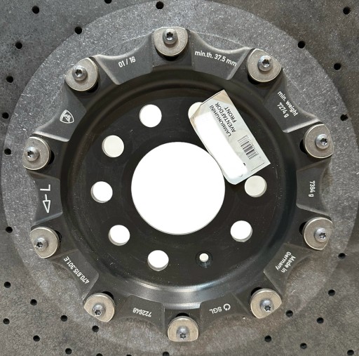 LAMBORGHINI CENTENARIO front disc brake disc LH 470615301E