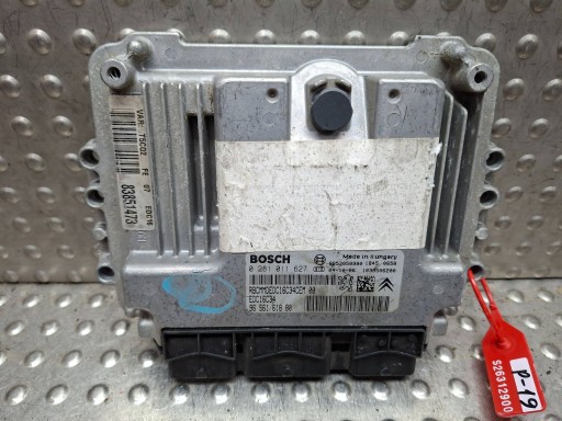 control unit of the engine 0281011627 9653958980 9656161880 Citroen Peugeot 1.6 HDI