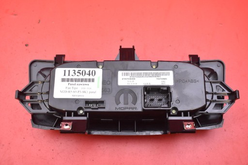 panel ovládania klími KLIMY 07357538250 FIAT TIPO 2 II 356 LIFT 21-26