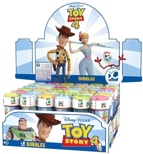 Mydlové bubliny display 36 ks 60 ml Toy Story 4