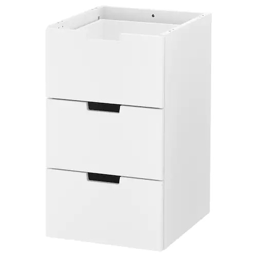Ikea NORDLI Modulárna komoda 3 zásuvky 40x68 cm