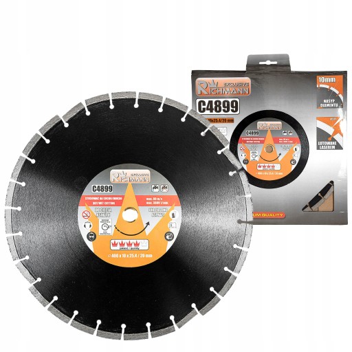 АЛМАЗНИЙ ДИСК ДЛЯ АСФАЛЬТУ 400ММ RICHMANN C4899