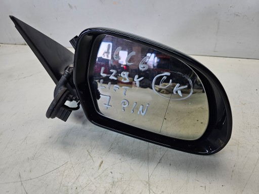 mirror right front AUDI A6 C6 LIFT LZ9Y 7 PIN UK