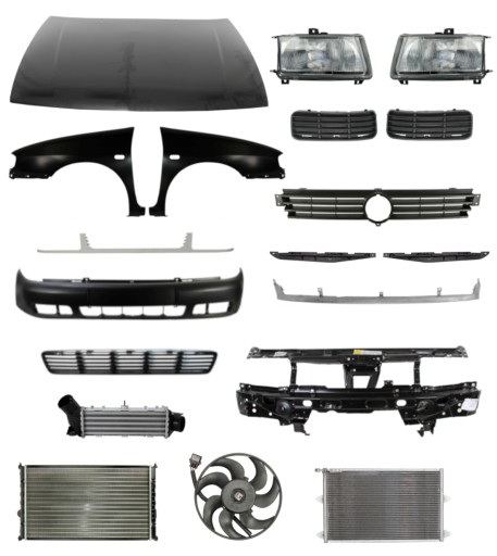 Inny274 - Volkswagen Caddy 2 95-04 Ремень бампера Капот Крыло