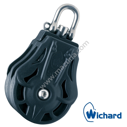 0763205 - ПОДВІЙНИЙ БЛОК + СЕРЕЖКА 45 МОТУЗКОВИЙ ШКІВ