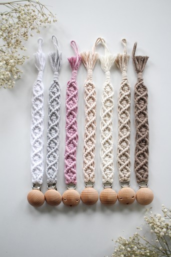 Підвіска-пустушка Moonchild, відтінки коричневого та бежевого