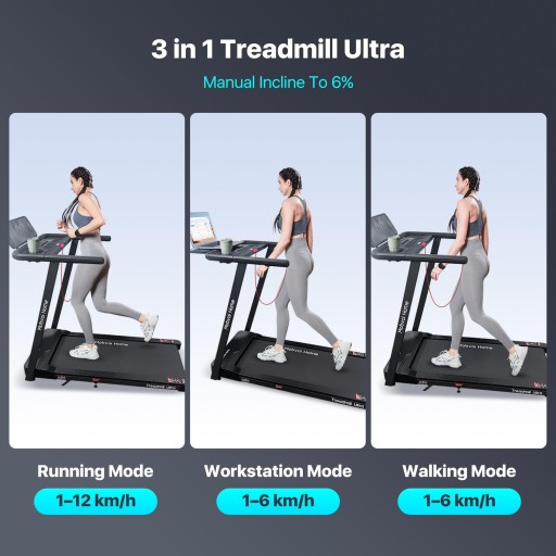 Bieżnia elektryczna Mobovi Treadmill Ultra T4226 12km/h • Cena