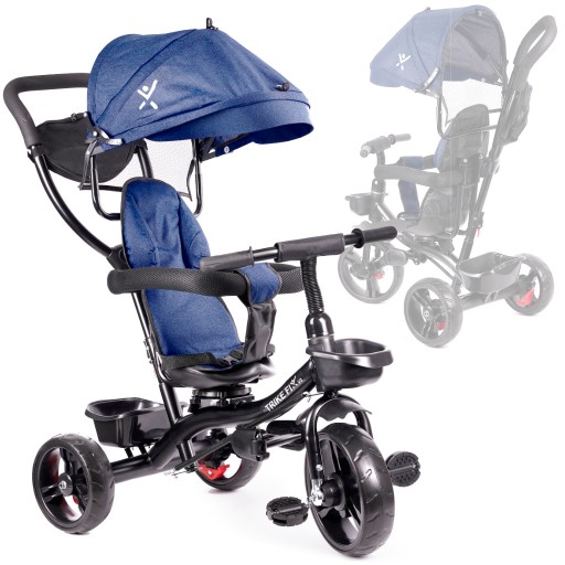 Триколісний велосипед Trike Fix KX6200_1 Синій