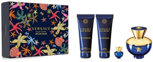 VERSACE DYLAN BLUE EDP 100ml + 5ml + GEL + BALZAM