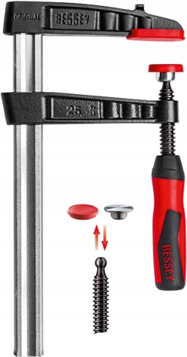 ЗАЖИМ ПЛОТНЫЙ ЧУГУННЫЙ TG 120/60MM BESSEY TG12-2K