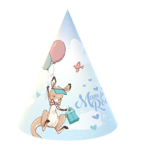 Шапки Godan PG-CRKG на день народження з кенгуру 6 шт