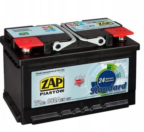 57258/P+ - АВТОМОБИЛЬНЫЙ АККУМУЛЯТОР ZAP СТУПИЦ RU 72AH 680A P+