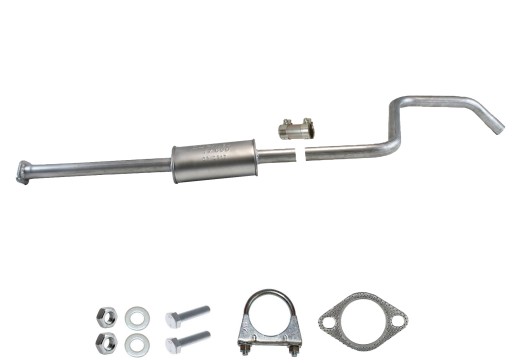ZEST.17.690E - Средний глушитель OPEL ASTRA J 1.4 101 л. с. Универсал
