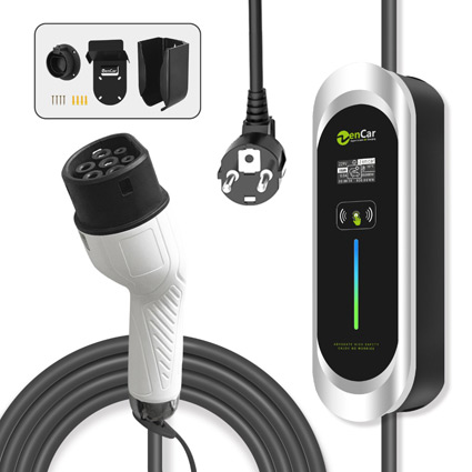 Новое зарядное устройство zencar 3,6 квт type2 с настенным креплением для toyota rav 4