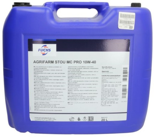 FUSH AGRIFARM STOU MC PRO 10W40 20л.