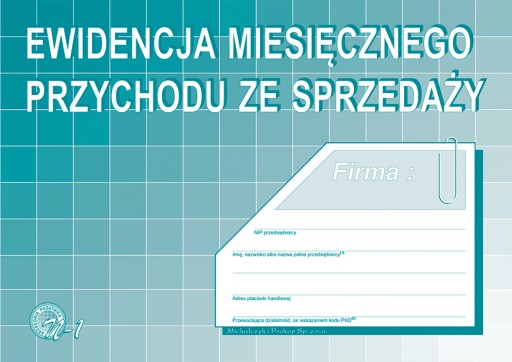 EWIDENCJA MIESIĘCZNEGO PRZYCHODU Polski Ład