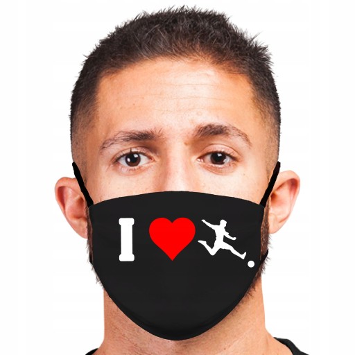 Бавовняна маска чорна 1 шт.