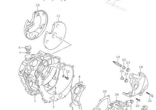 11344-11J00 - ПОДУШКА АМОРТИЗАТОРА ДЕКИ SUZUKI DL650 V-STROM