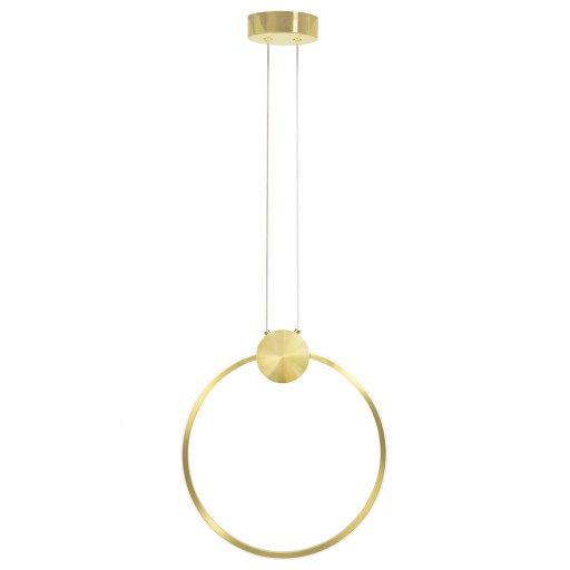 Lampa Sufitowa Wisząca Led Złota Led Glamour Nowoczesna 30cm