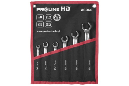 Набір ключів з відкритим кільцем x6 PROLINE 36066