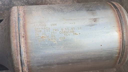 exhaust pipe complete 2NG131701G DPF TGE VOLKSWAGEN CRAFTER II