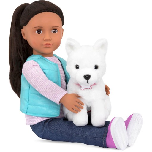 Our Generation: bábika so psíkom Cassie 46 cm