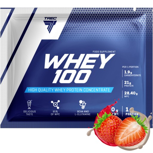 Протеїнова добавка Trec Nutrition 30 г зі смаком полуниці