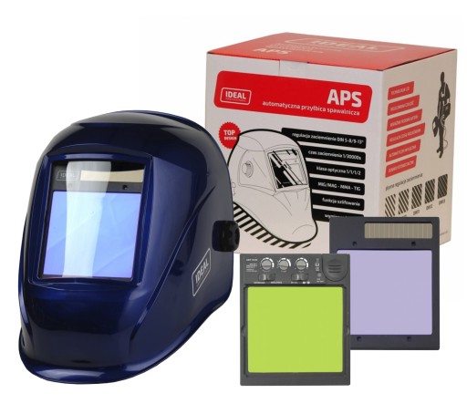 ЗВАРЮВАЛЬНИЙ ШОЛОМ МАСКА АВТОМАТ APS - 958I СИНІЙ