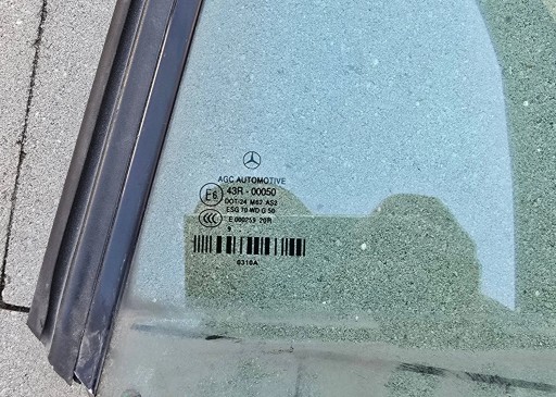 window left rear part MERCEDES W207 CABRIO 2009R