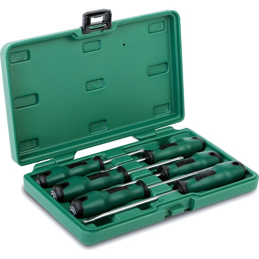 НАБОР ИЗ 6 ПЛОСКИХ КРЕСТООБРАЗНЫХ ОТВЕРТОК PH SATA