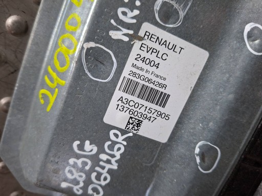 control unit computer 283G06426R A3C07157905 Renault ZOE