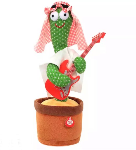 СПІВАЄ ТАНЦЮЮЧИЙ АРАБСЬКИЙ КАКТУС з іграшковою гітарою