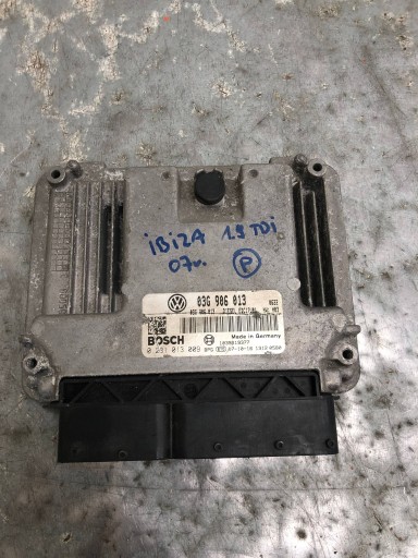 03G906013-BILI - Seat ibiza 1.9 tdi двигатель компьютер 03g906013