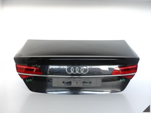 AUDI A8 S8 4H0 4HL D4 LIFT 13-17 trunk door cover boot+lights colour:4N4N
