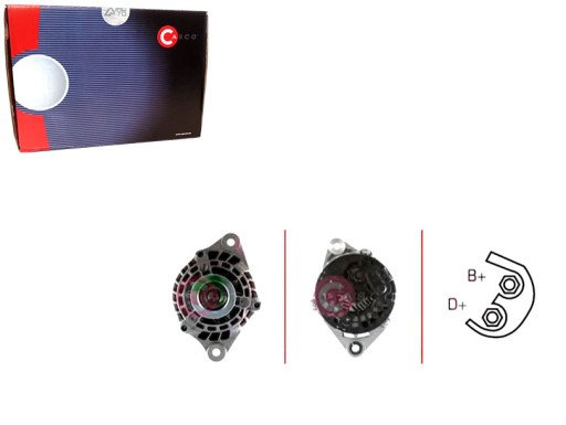 CASCAL30149AS(iMOTO) - Каско генератора 5895032 46231670 46412678 562316 + водійський комплект №37