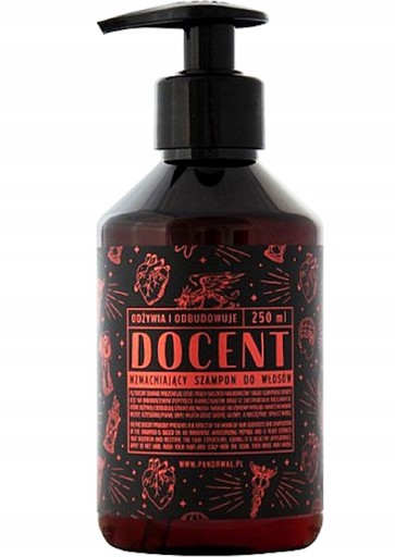 Pan Drwal Docent - Posilňujúci šampón na vlasy .