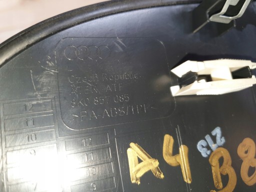 AUDI A4 B8 cover consoles left 8K0857085