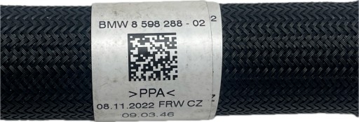 BMW G11 G12 G30 G31 přívod TROUBA trouba vedení vzduchový 8598288