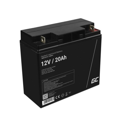 Зелена батарея agm 12v 20ah