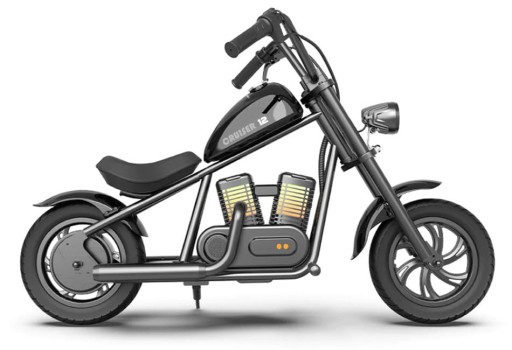 Motor Elektryczny Chopper dla Dzieci Hyper Gogo Cruiser 12 Plus Czarny