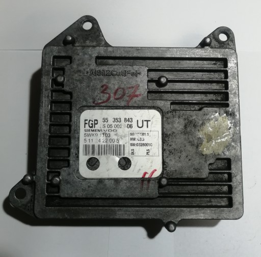 0328001c - Контролер комп'ютера opel 55353843 5wk91103