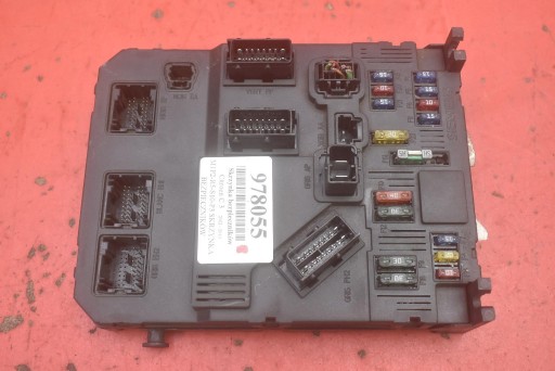 compartment of fuses BSI 9649811380 CITROEN C3 1 and 1.6 16V 110 KM 02-10