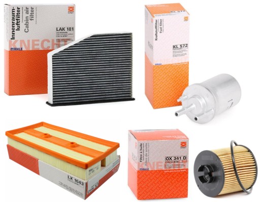 341D - КОМПЛЕКТ ФІЛЬТРІВ VW GOLF V 1.6 FSI