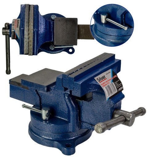 ПОВОРОТНІ СЛЮСАРНІ ЛЕЩАТА З КОВАДЛОМ 200 ММ