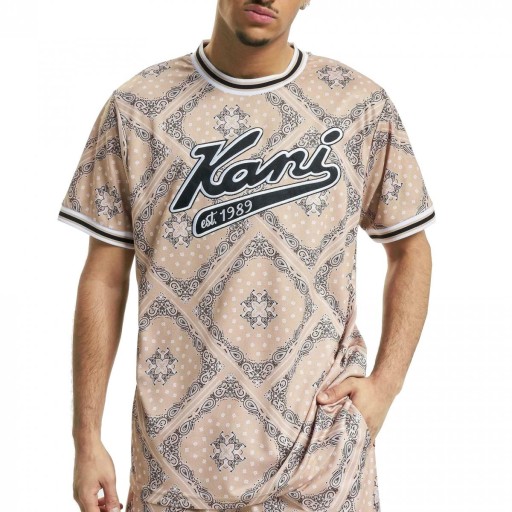 Karl Kani pánske tričko Varsity Paisley Mesh Tee L