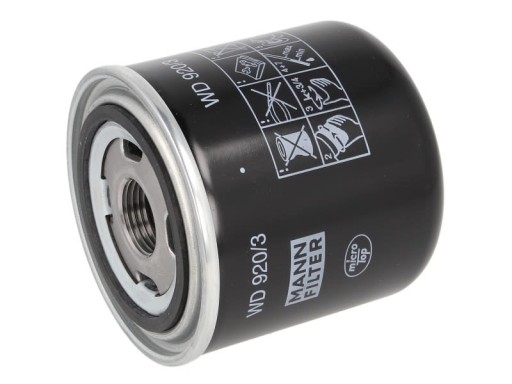Mann-Filter WD 920/3 Гідравлічний фільтр, автомат