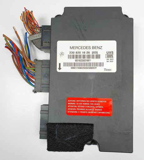 Модуль крыши mercedes sl 55 amg r230 2308201626