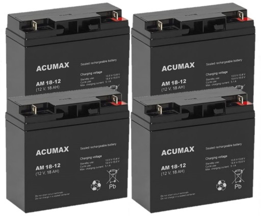 RBC12 RBC 12 #12 КОМПЛЕКТ АКУМУЛЯТОРІВ ДЛЯ ДБЖ APC 4x AM 18-12