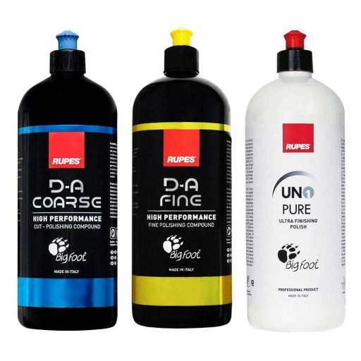 Набір полірувальних паст RUPES 1L DA для корекції фарби