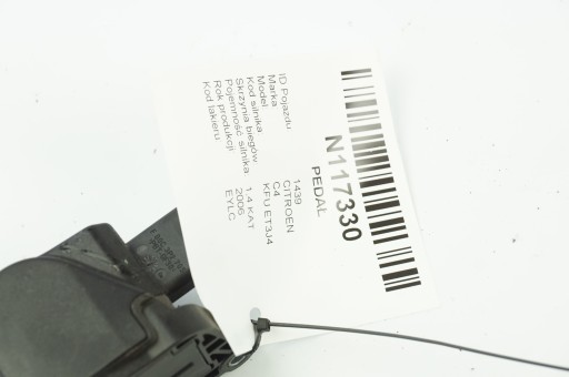 PEDAL Potenziometro del gas / del liquido 9680565880 CITROEN C4